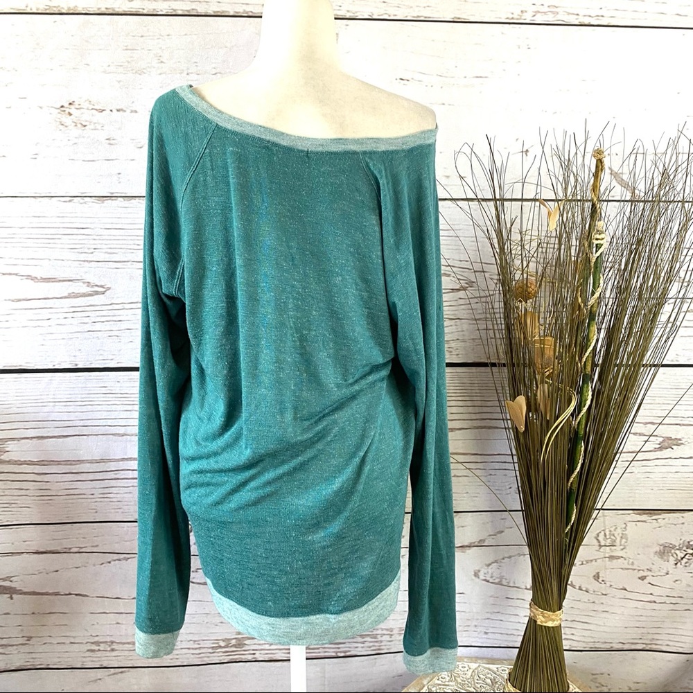 SOLD Maurices Teal Studded Sweatshirt 2X - Picture 4 of 10